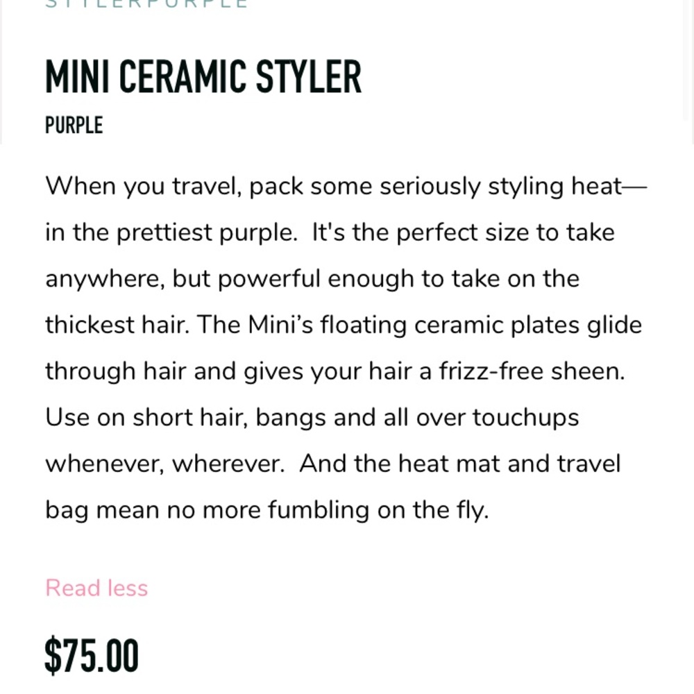 Mini ceramic styler - Picture 4 of 4